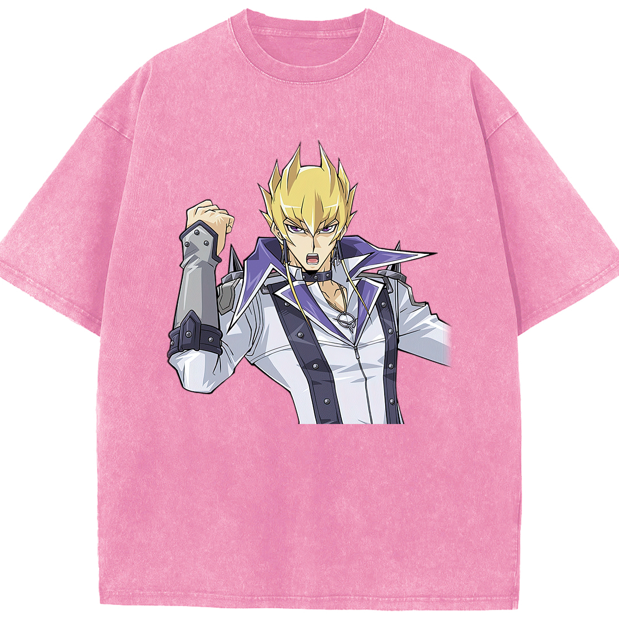 （画像用） 遊☆戯☆王 Yu-Gi-Oh! 綿100% ヴィンテージ風 半袖Tシャツ（フロントプリント）